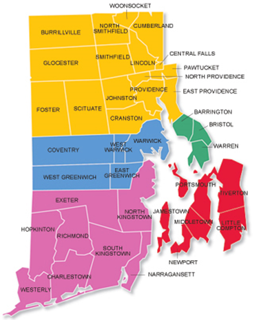 RI State Map